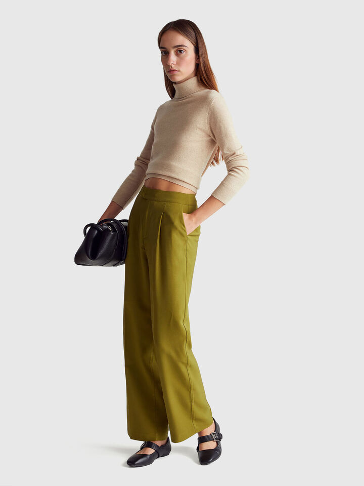 TURTLE NECK SWEATER Women image number 3